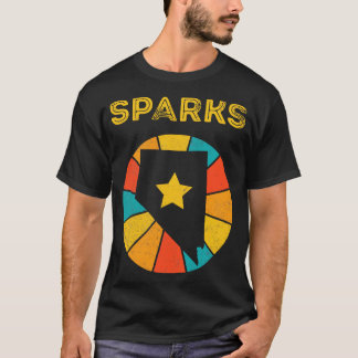 Sparks Nevada Vintage Distressed Souvenir 1 T-Shirt