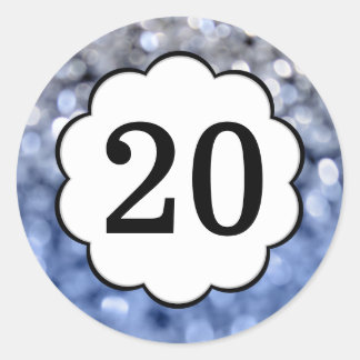 Sparks - Number 20 Round Sticker