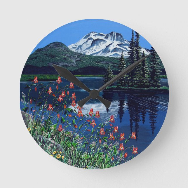 Sparks Round Clock (Front)