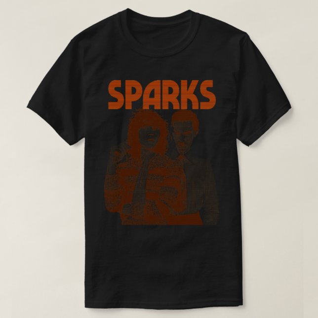 Sparks Vintage Style Retro Aesthetic Design T-Shirt (Design Front)