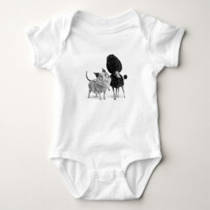 Sparky and Persephone Baby Bodysuit