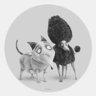 Sparky and Persephone Classic Round Sticker