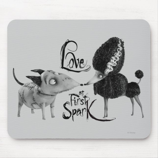 Sparky and Persephone: Love at First Spark Mouse Pad (Front)