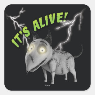 Sparky: It's Alive Square Sticker