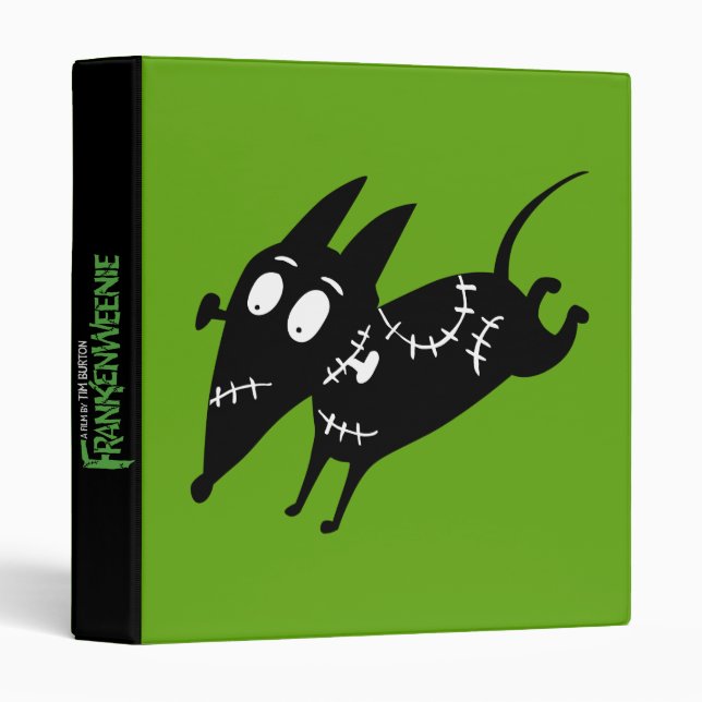 Sparky Running Silhouette Binder (Front/Spine)