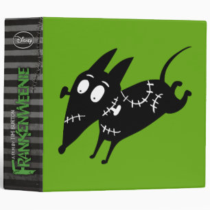 Sparky Running Silhouette Binder