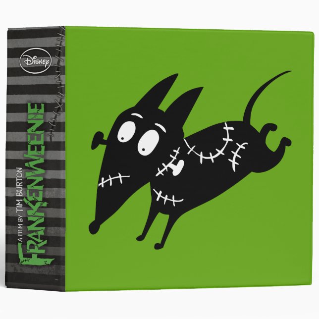 Sparky Running Silhouette Binder (Front/Spine)