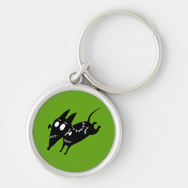 Sparky Running Silhouette Keychain (Front)
