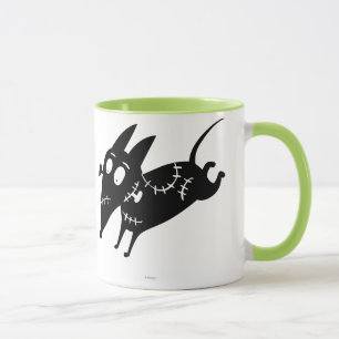 Sparky Running Silhouette Mug