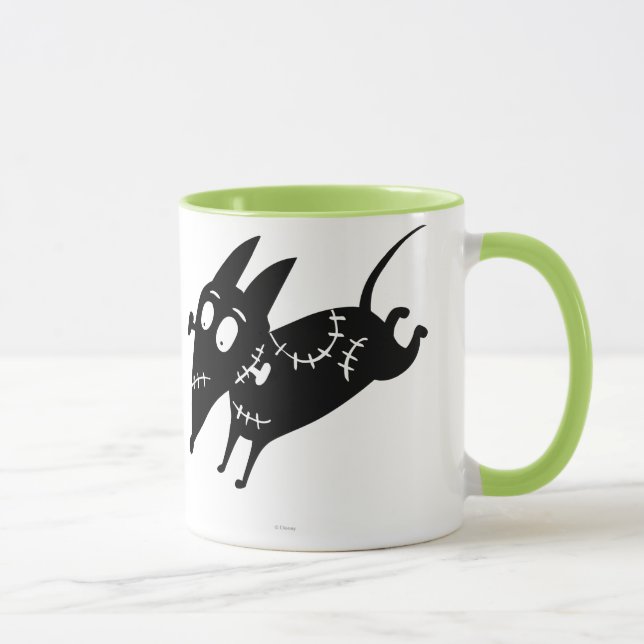 Sparky Running Silhouette Mug (Right)