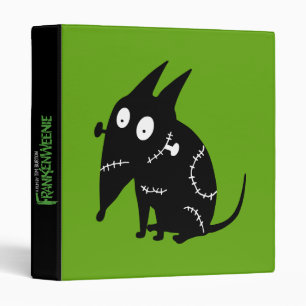 Sparky Sitting Silhouette Binder