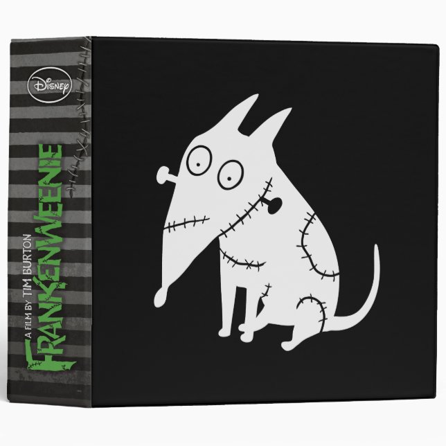 Sparky Sitting White Binder (Front/Spine)