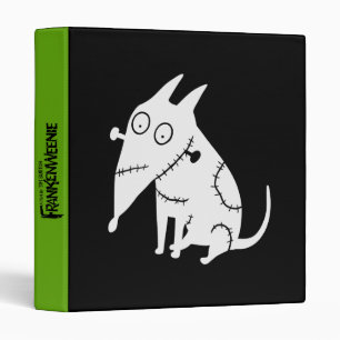 Sparky Sitting White Binder