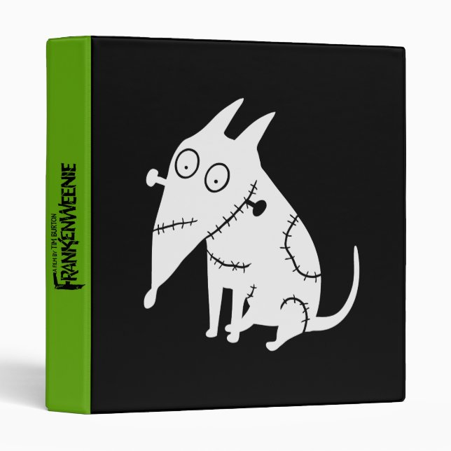 Sparky Sitting White Binder (Front/Spine)