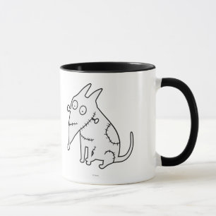 Sparky Sitting White Mug