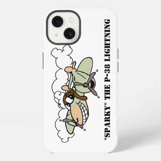 Sparky, the P-38 Lightning iPhone Case (Back)