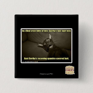 Sparky's last sight 2 inch square button