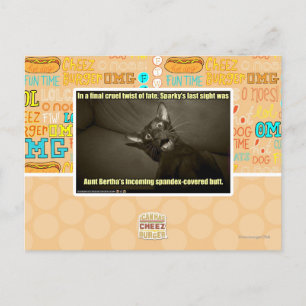 Sparky's last sight postcard