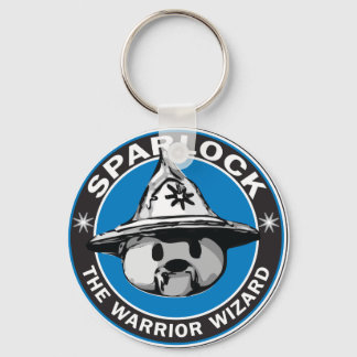 Sparlock the Warrior Wizard Keychain