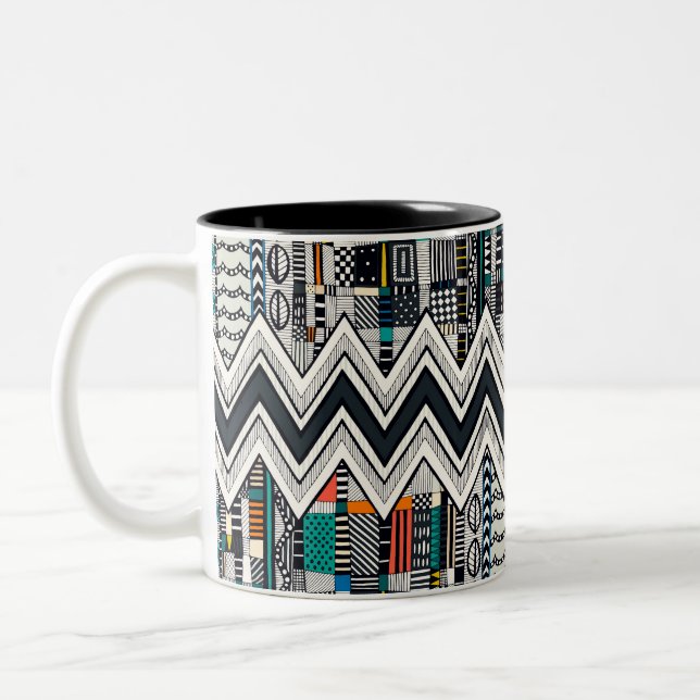 SPARRE graphite Two-Tone Coffee Mug (Left)