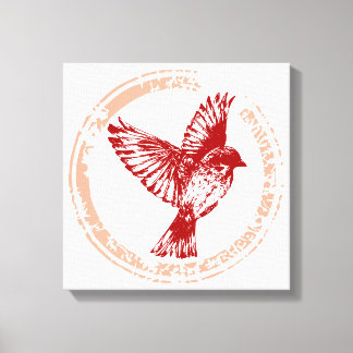 Sparrow bird canvas print