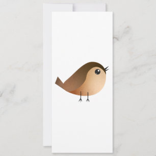 Sparrow Bird Cartoon Announcement