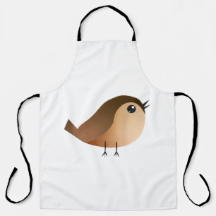 Sparrow Bird Cartoon  Apron