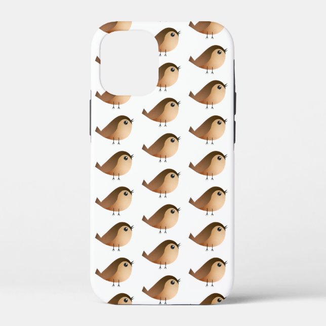 Sparrow Bird Cartoon  Case-Mate iPhone Case (Back)