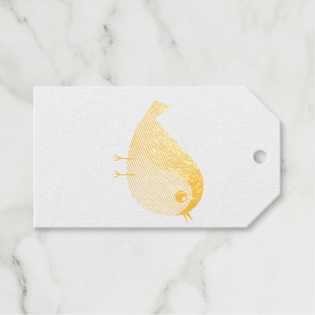 Sparrow Bird Cartoon   Gift Tags (Front (Horizontal))