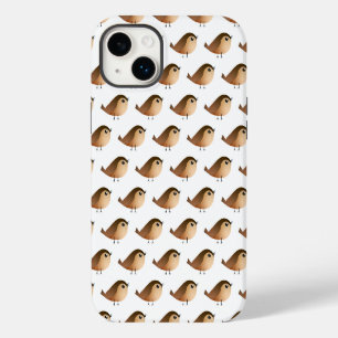 Sparrow Bird Cartoon iPhone 14 Plus Case