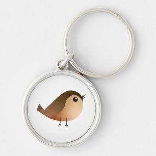 Sparrow Bird Cartoon Keychain