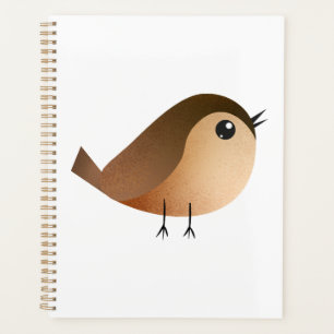Sparrow Bird Cartoon Planner
