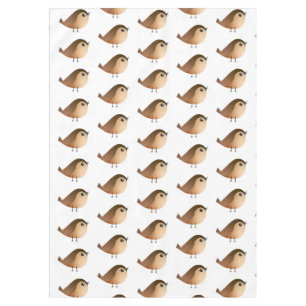 Sparrow Bird Cartoon  Tablecloth