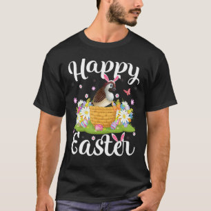 Sparrow Bird Easter Egg Hunting Floral Sparrow Eas T-Shirt
