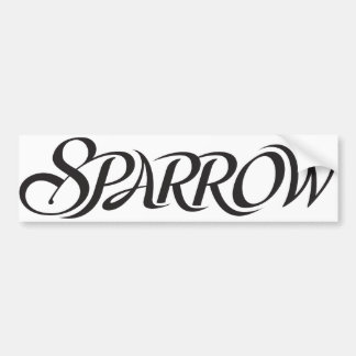Sparrow Bumper Sticker