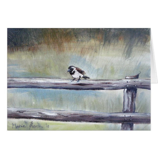 Sparrow in the Mist (Front Horizontal)