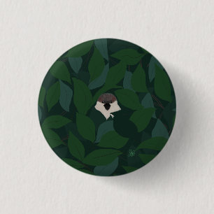 Sparrow is looking! スズメが見てます! 1 inch round button
