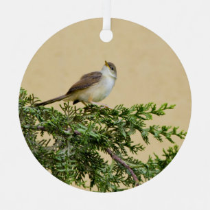 Sparrow metal ornament