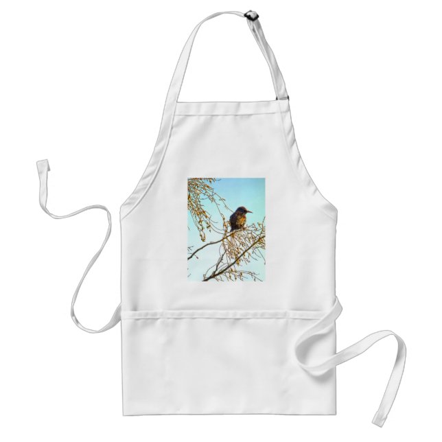 Sparrow on a Winter Branch Standard Apron (Front)