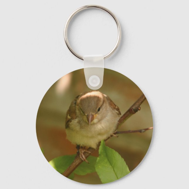 Sparrow Photo Keychain (Front)