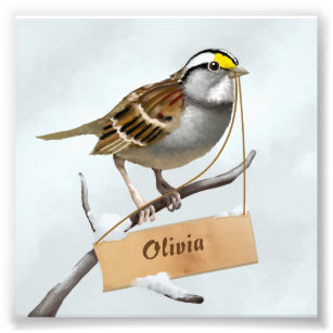 Sparrow Photo Print