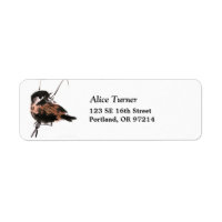 Sparrow Return Address Label