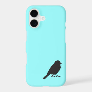Sparrow silhouette chic blue swallow bird