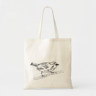 sparrow tote bag