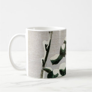Sparrows and Camellia in Snow by Ando Hiroshige Coffee Mug