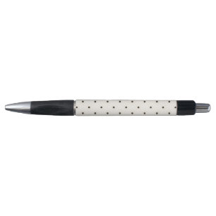 Sparse Polka Dots on Antique White Pen