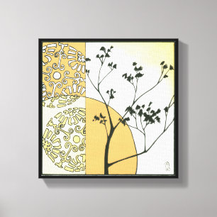Sparse Tree Silhouette by Megan Meagher Canvas Print