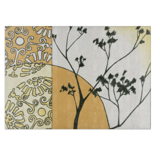 Sparse Tree Silhouette by Megan Meagher Cutting Board