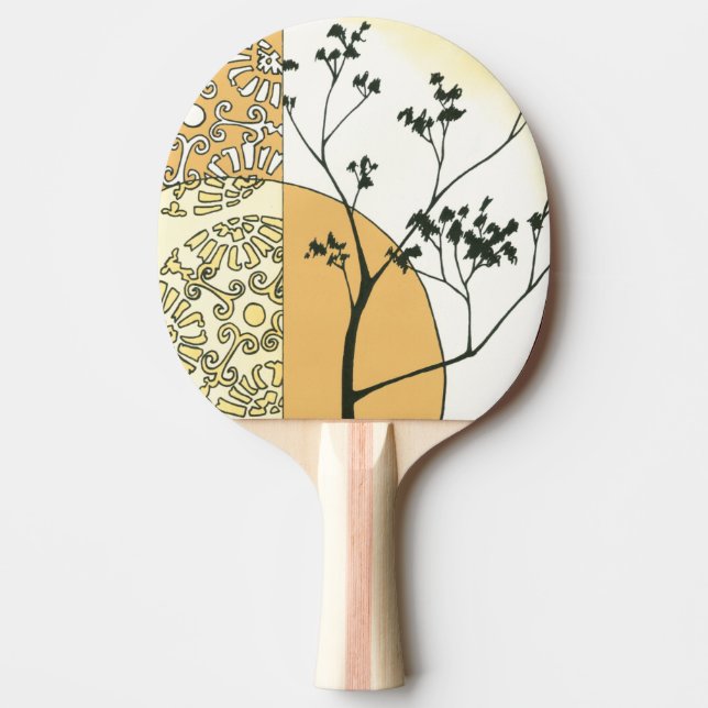Sparse Tree Silhouette by Megan Meagher Ping Pong Paddle (Front)