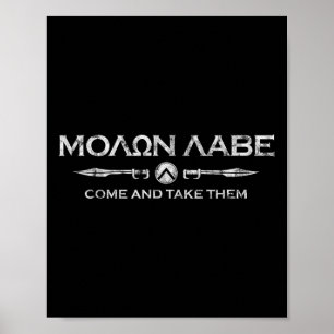 Sparta Gym And Fitness - Molon Labe  Poster